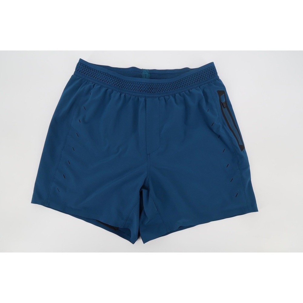 Ten Thousand The Session Shorts Mens Small Blue 5" Inseam Lined Running Training
